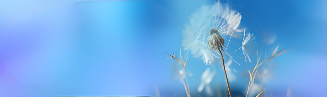 Web banner background illustrating clean air solutions